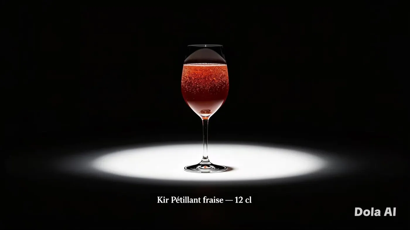 Kir pétillant fraise 12cl