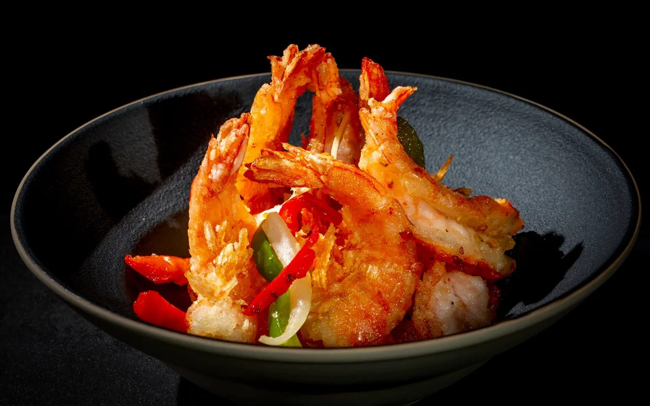 Crevettes sel et poivre
