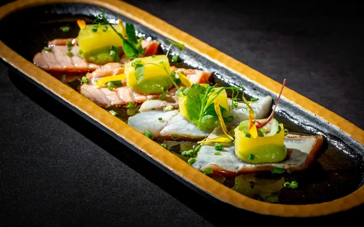 CARPACCIO ANANAS FLAMBÉ – Sushijin, restaurant japonais à Olivet
