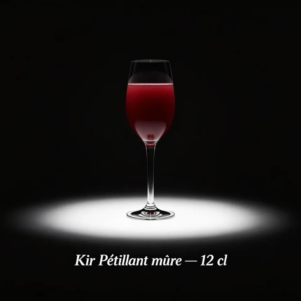 Kir pétillant mûre 12cl